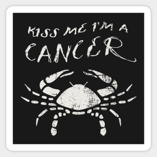 Kiss Me I'm A CANCER Western Zodiac Astrology Sticker